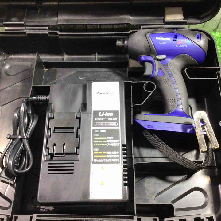 ◇パナソニック(Panasonic) コードレスインパクトドライバー(黒) EZ7543LN2S-B【川口店】