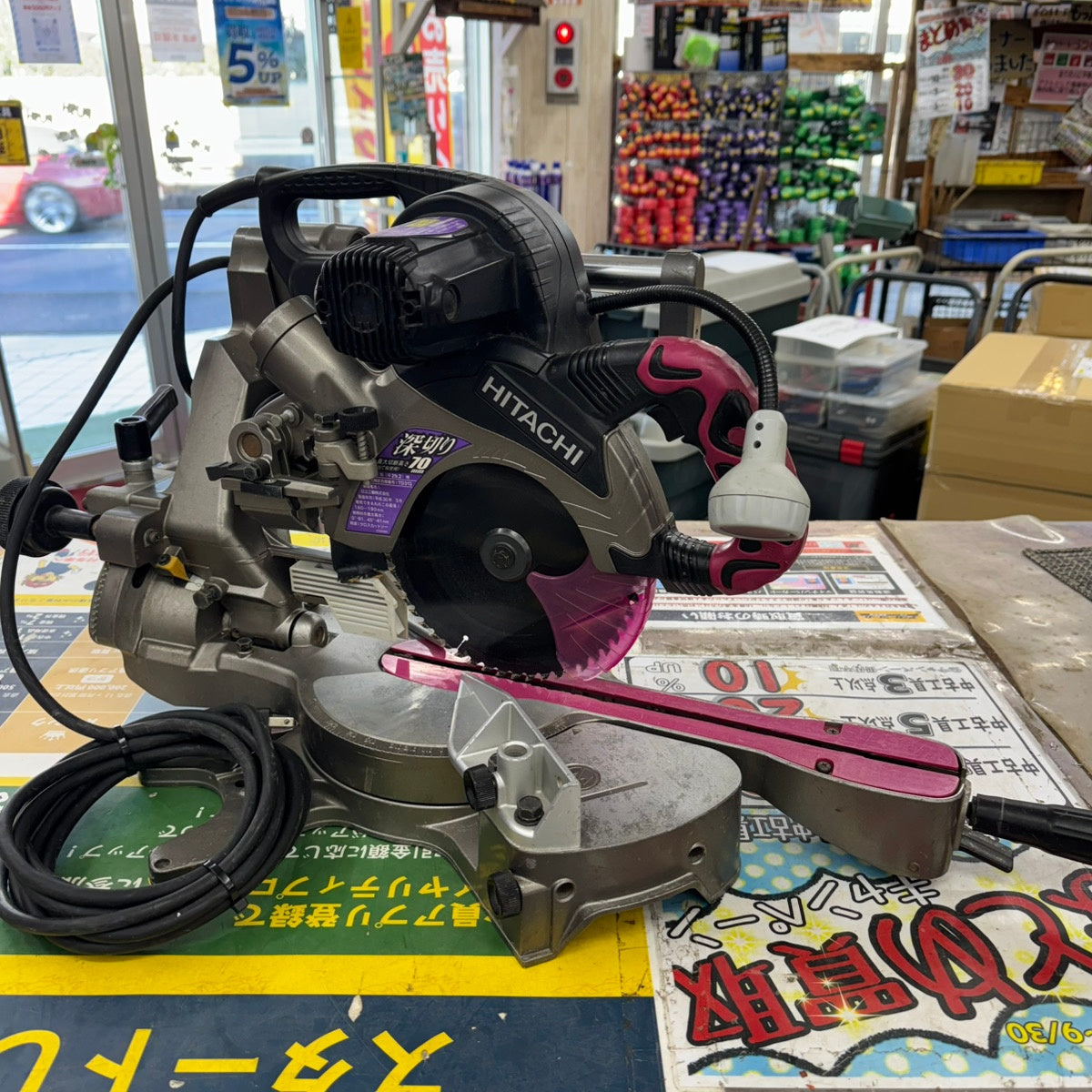 ★ハイコーキ(HIKOKI ※旧:日立工機) 卓上スライド丸のこ C7RSHC ※備考欄必読※【柏店】 ☆ハイコーキ(HIKOKI ※旧:日立工機) 卓上スライド丸のこ C7RSHC【柏店