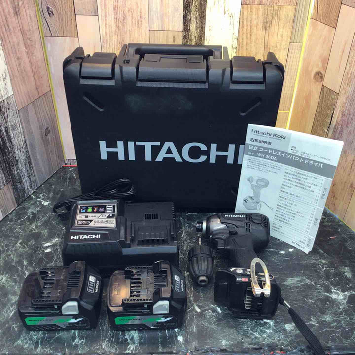 ★ハイコーキ(HIKOKI ※旧:日立工機) コードレスインパクトドライバー WH36DA(2XPB)【八潮店】