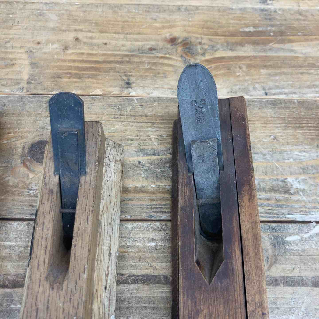 【中古品】 青秀・東海・大吉・正光 鉋4個セット 鉋 かんな カンナ 和工具 大工道具 鑿 のみ 鋸 のこ 【東大和店】