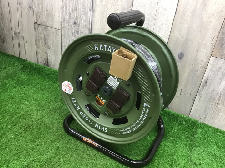 ハタヤ(HATAYA)GranGear　 シンタイガーリール 15m 屋内用接地付ミリタリーグリーン  ST-15KSG【富山店】♪F