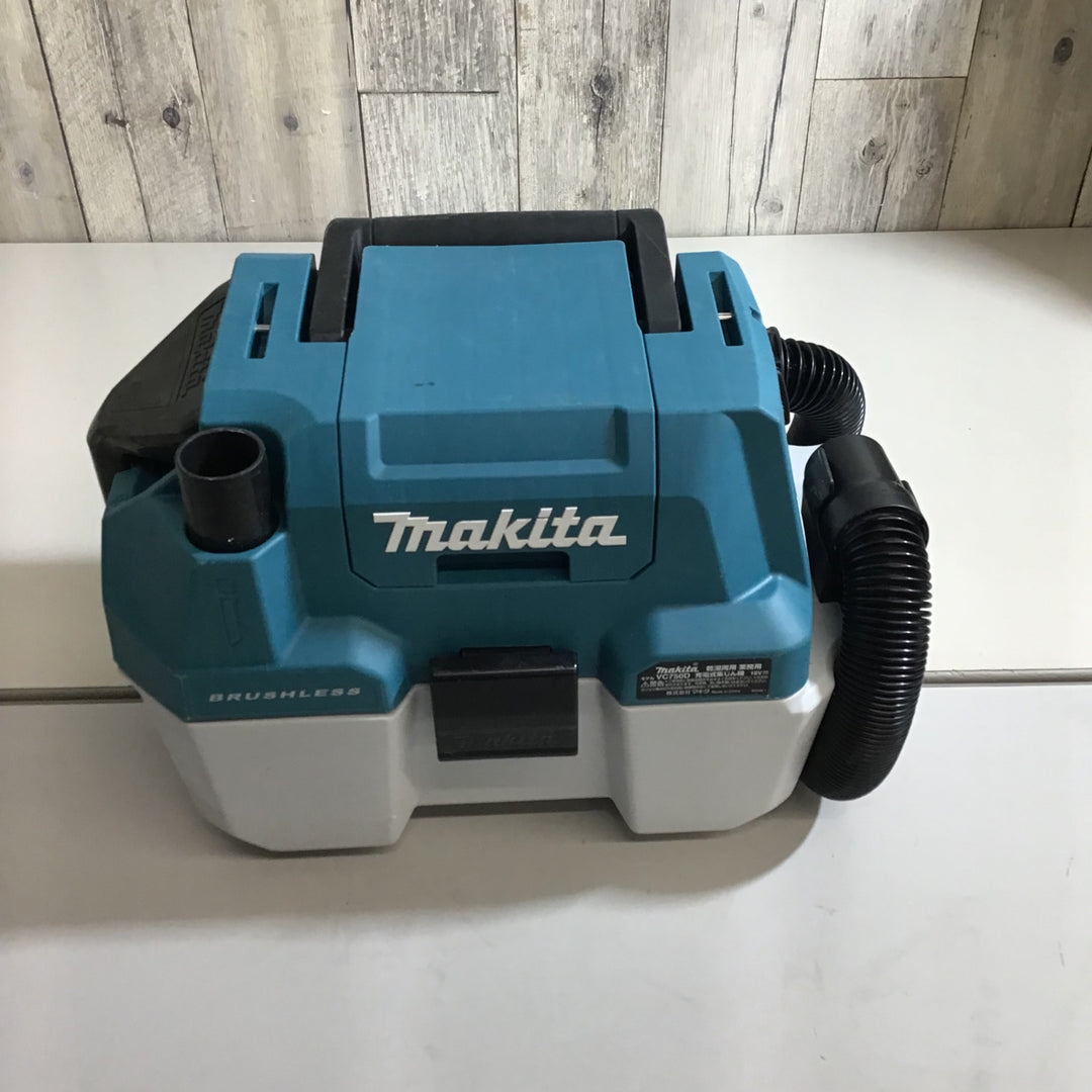 【中古品】★マキタ makita 18V コードレス集じん機 乾湿両用 VC750DZ 本体のみ 【戸田店】