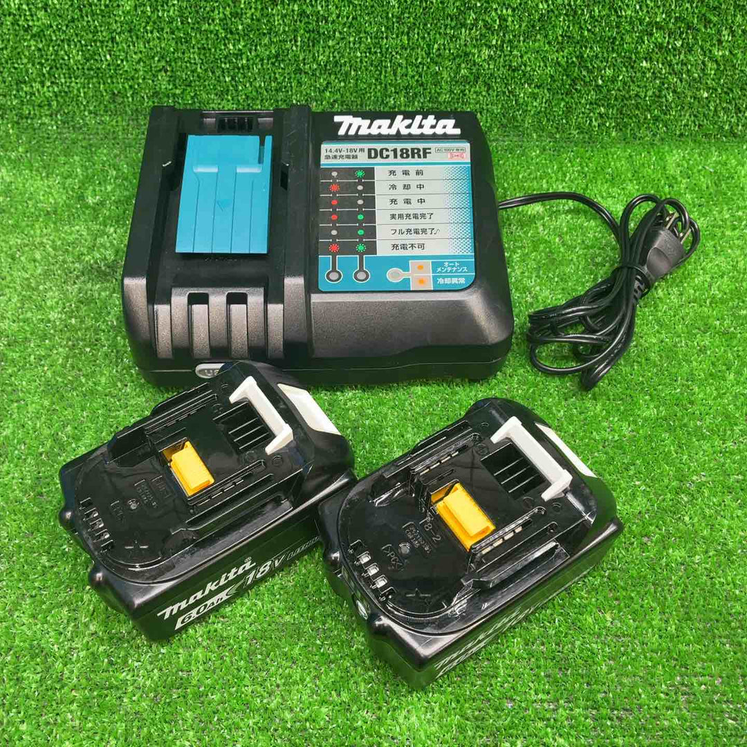 マキタ リチウムイオンバッテリー BL1860B 充電回数7回、2回/ DC18RF 3点セット【藤沢店】