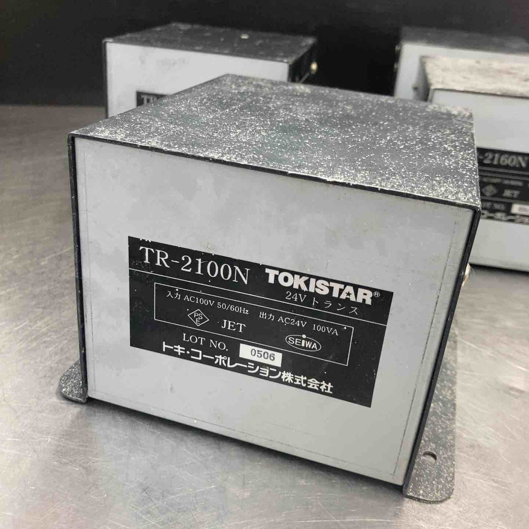 【中古品】 (TOKI)トキコーポレーション 24Vトランス TR-2160Nｘ4台 TR-2100Nｘ2台 計6台まとめ 変圧器 【東大和店】