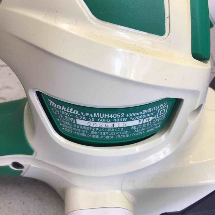 【中古品】 マキタ/makita 高級刃生垣バリカン MUH4052 【鴻巣店】