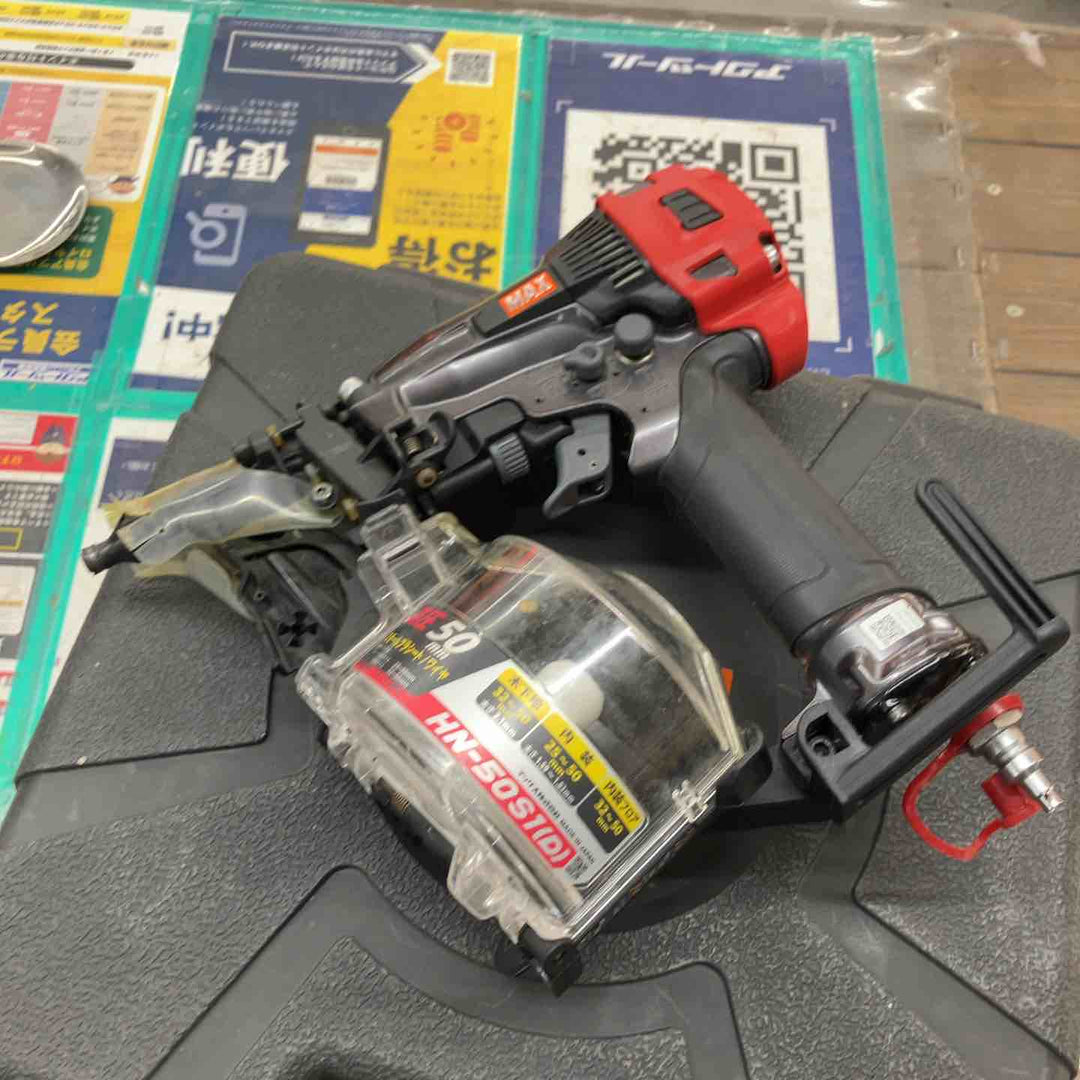 ★マックス(MAX) 高圧エア釘打ち機 HN-50S1(D) 細釘専用【戸田店】