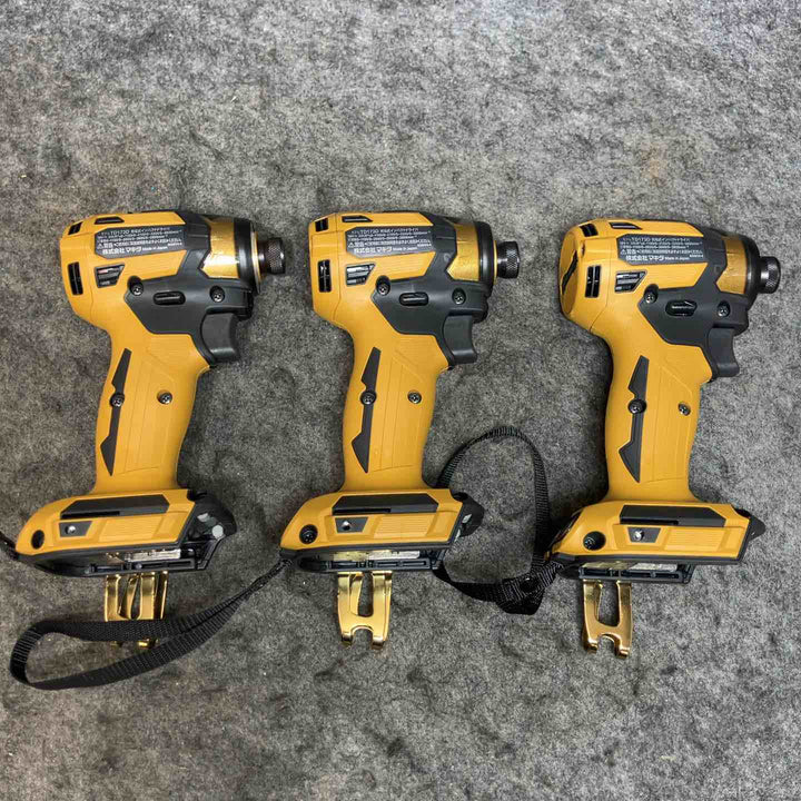 マキタ(makita) コードレスインパクトドライバー TD173DZPY LTX20周年限定色 プレミアムイエロー 本体+ケース 3台まとめ【桶川店】