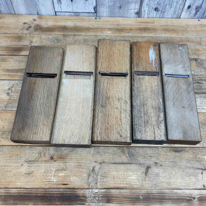 【中古品】 市弘・左国久・西常・宏成・長？ 鉋5個セット  鉋 かんな カンナ 和工具 大工道具 鑿 のみ 鋸 のこ 【東大和店】