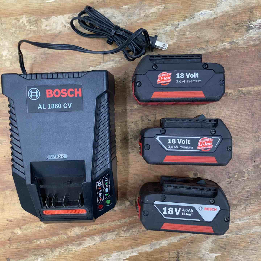 【中古品】◇ボッシュ(BOSCH) 18Vコードレスセーバーソー GSA18V-LI バッテリー3個付き【柏店】