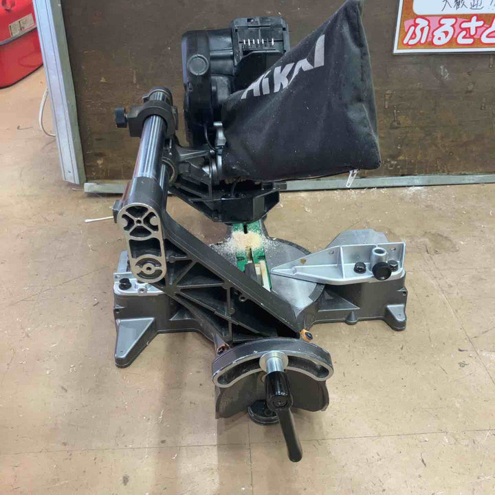 ★ハイコーキ(HIKOKI ※旧:日立工機) コードレス卓上スライド丸のこ C3606DRB(K)(NN) ※バッテリー1個付き(BSL36A18BX) 【草加店】