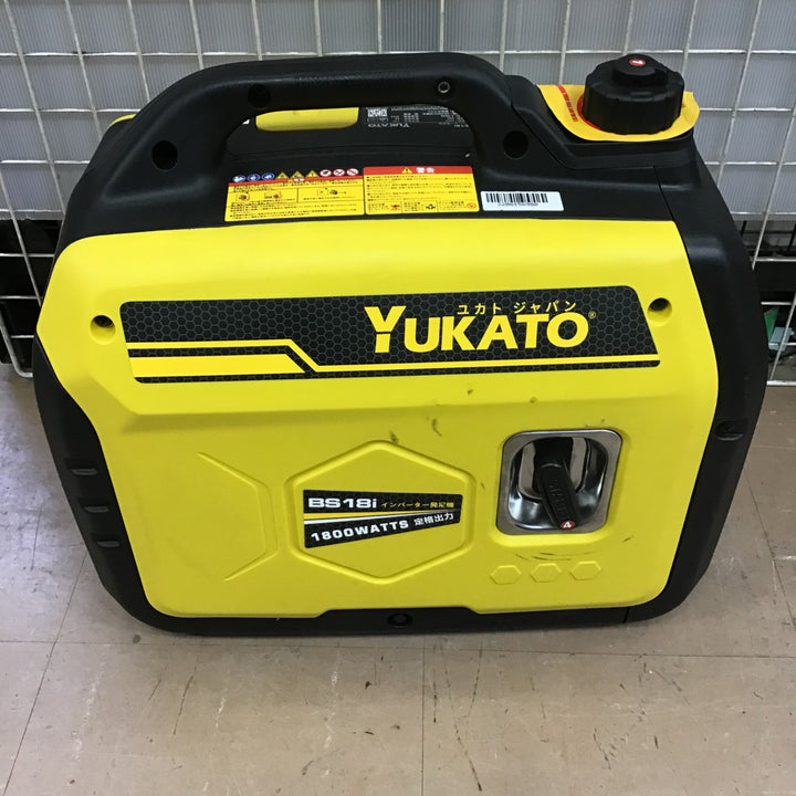 YUKATO インバーター発電機 定格出力1.8kVA ポータブル発 小型 家庭用 50Hz/60Hz切替 防音型 高出力正弦波インバーター搭載 過負荷保護 ガソリン発電機 PSE認証 軽量 アウトドア レジャー 防災 備蓄 災蓄 非常用 (定格出力1.8kVA)【草加店】