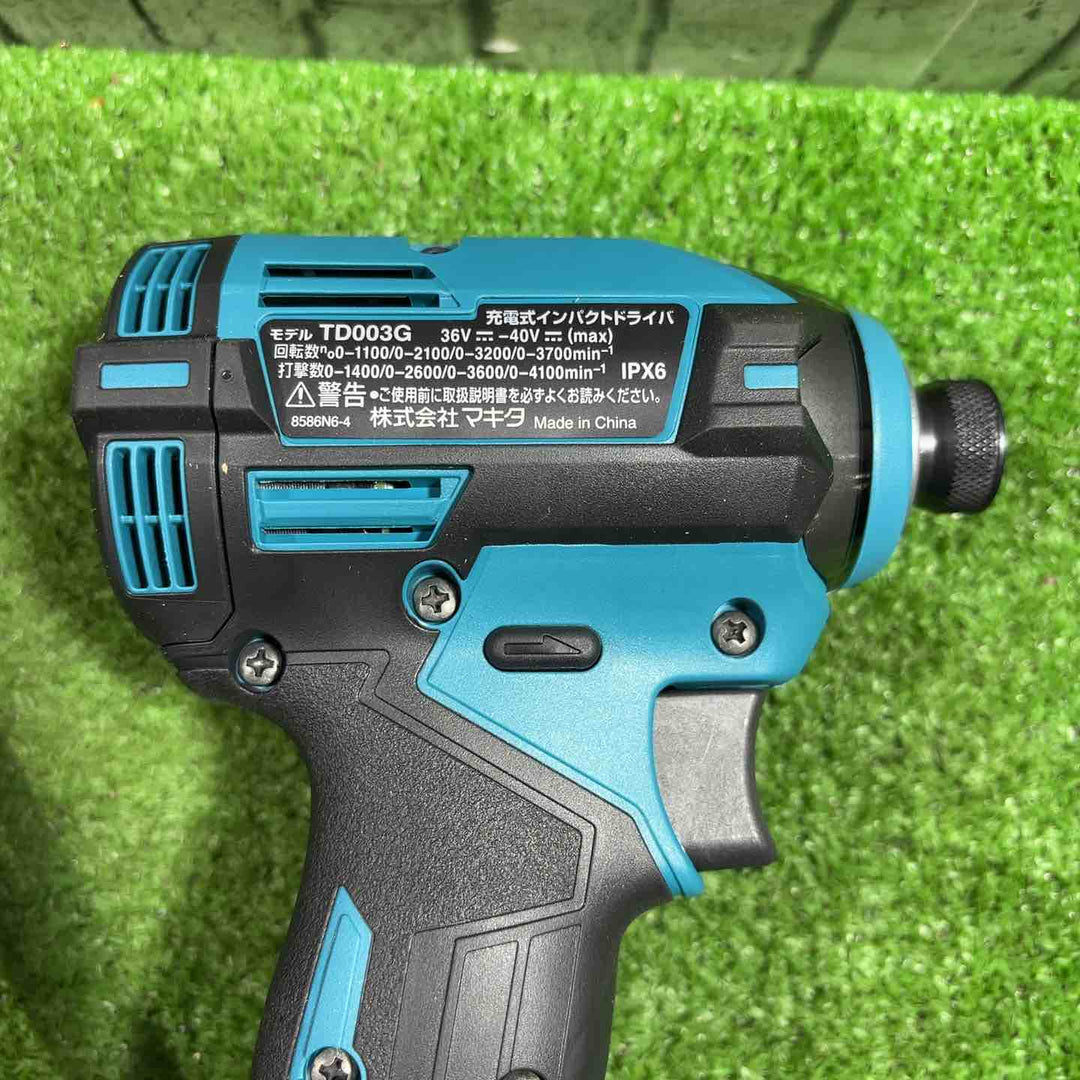 ★マキタ(makita) 40V コードレスインパクトドライバ TD003GRAX 長期保管品【川口店】