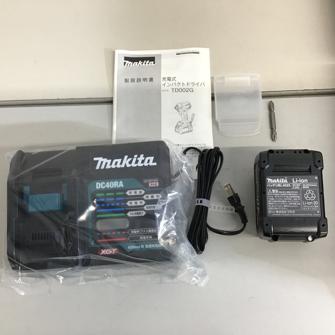 【未使用品】★マキタ(makita) 40V コードレスインパクトドライバー TD002GRDX【戸田店】