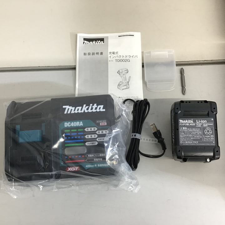 【未使用品】★マキタ(makita) 40V コードレスインパクトドライバー TD002GRDX【戸田店】