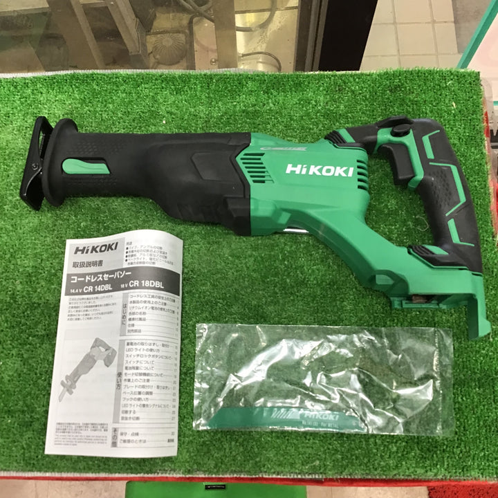 【未使用】ハイコーキ(HIKOKI ※旧:日立工機)  コードレスセーバソーCR18DBL(NN)【草加店】