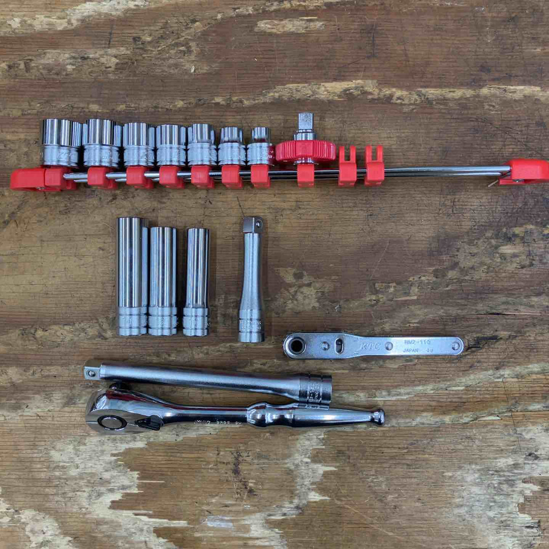 【美品】▲KTC(京都機械工具) ツールボックス ツールセット 工具箱 EKP-5  手工具多数 【柏店】