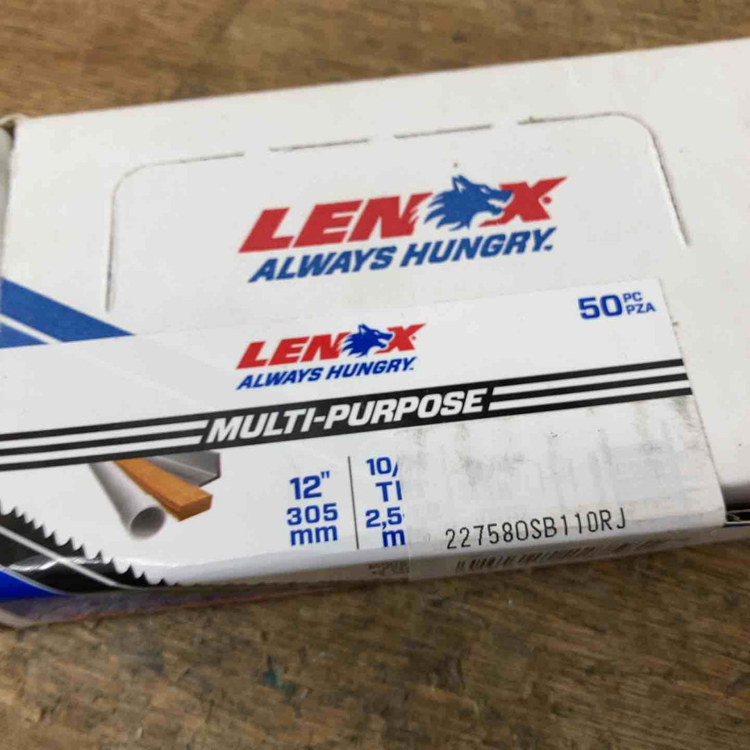 ◇レノックス(LENOX) バイメタルセーバーソーブレード 300mm 10/14山 (50枚) 22758OSB110R【柏店】