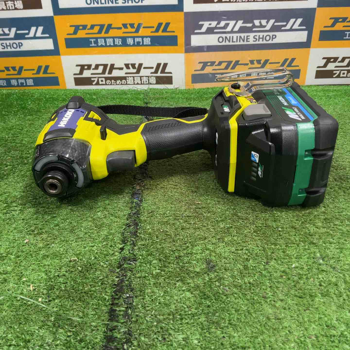 ★ハイコーキ(HIKOKI ※旧:日立工機) コードレスインパクトドライバ スパイダーイエロー WH36DD(2XHYSZ)【草加店】