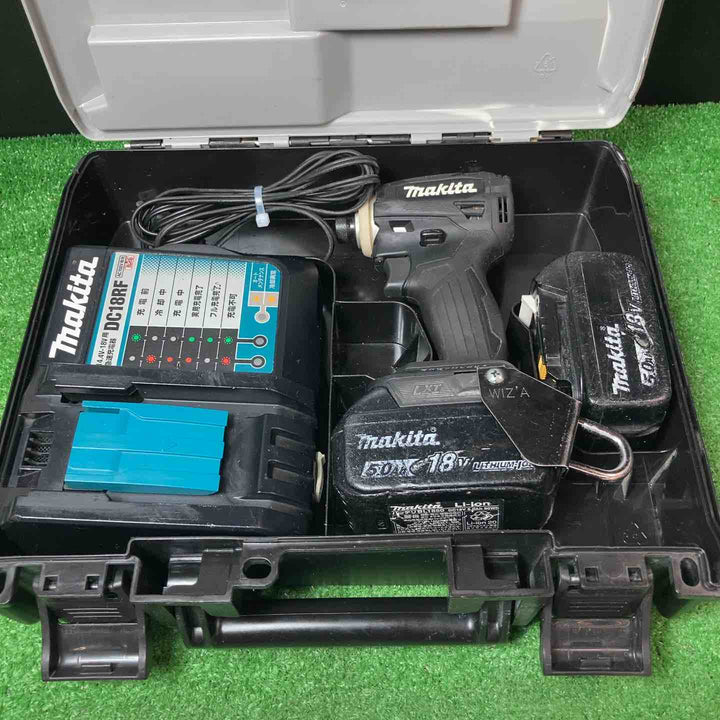 ★マキタ(makita) コードレスインパクトドライバー TD172DRGXB 18V5.0Ahバッテリー2個付き【岩槻店】