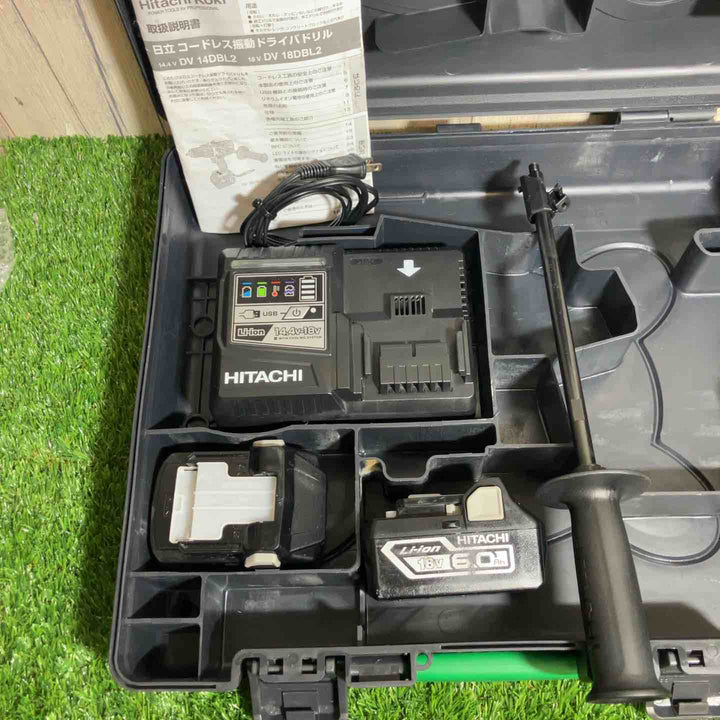 ★ハイコーキ(HIKOKI ※旧:日立工機) コードレス振動ドリルドライバー DV18DBL2(2LYPK)【戸田店】