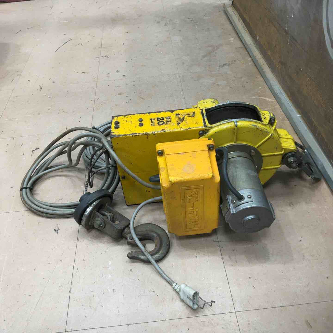 ◇トーヨーコーケン(TKK) ベビーホイスト BH-400  電動ウインチ(ワイヤー)【草加店】