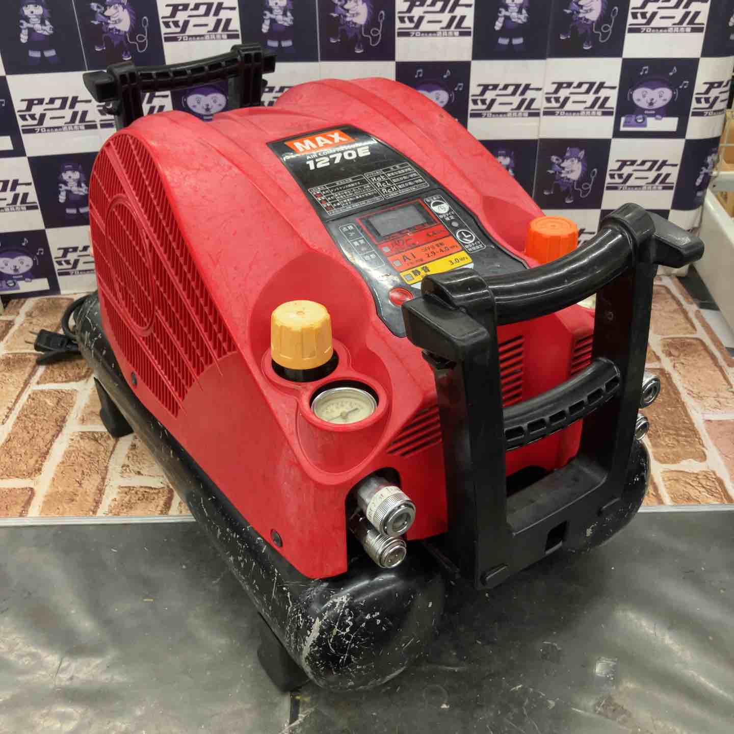 【中古美品　使用回数極小】MAX マックス AK-HL1110E2 スーパーエアコンプレッサー【野田愛宕店】【店頭取引限定】管理番号：ITMFHIPR0ZGK MAX AK-HL1110E2 コンプレッサー ウエダ金物【公式サイト】