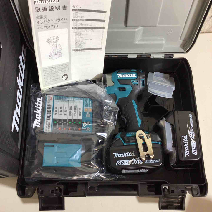 【未使用品】マキタ(makita) コードレスインパクトドライバー TD173DRGX TD173DRGXB TD173DRGXO 5台セット ブラック 黒 青 ブルー オリーブ【戸田店】