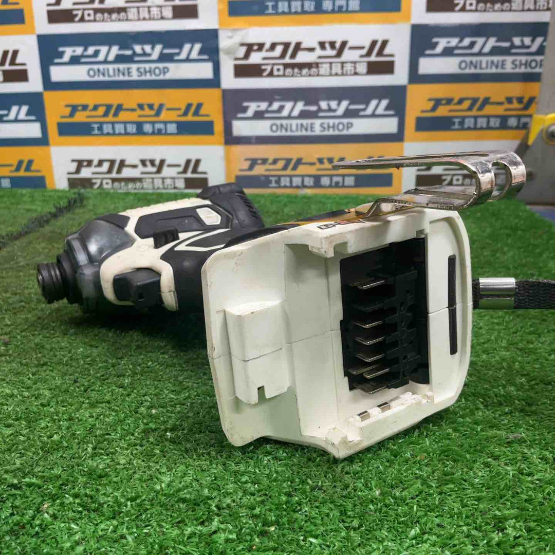 HiKOKI(ハイコーキ) 第2世代36Vインパクトドライバ ホワイト&ゴールド 小型軽量化 ビット振れ軽減 トリガーフィーリング向上 蓄電池・充電器・ケース別売り WH36DC(NNWG)【草加店】
