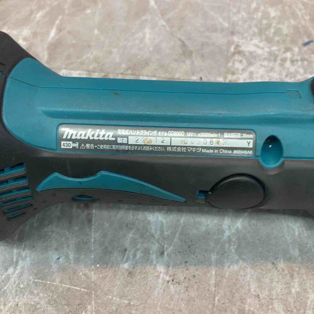 ☆マキタ(makita) コードレスハンドグラインダ  GD800DZ【八潮店】