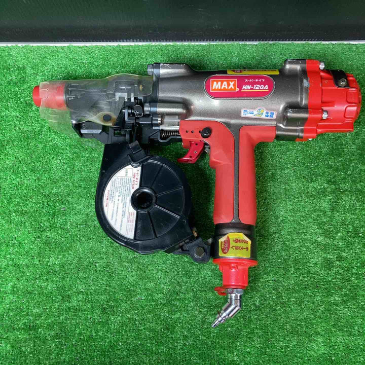 【美品】◇マックス(MAX) 高圧コンクリート用エア釘打ち機 HN-120A【岩槻店】