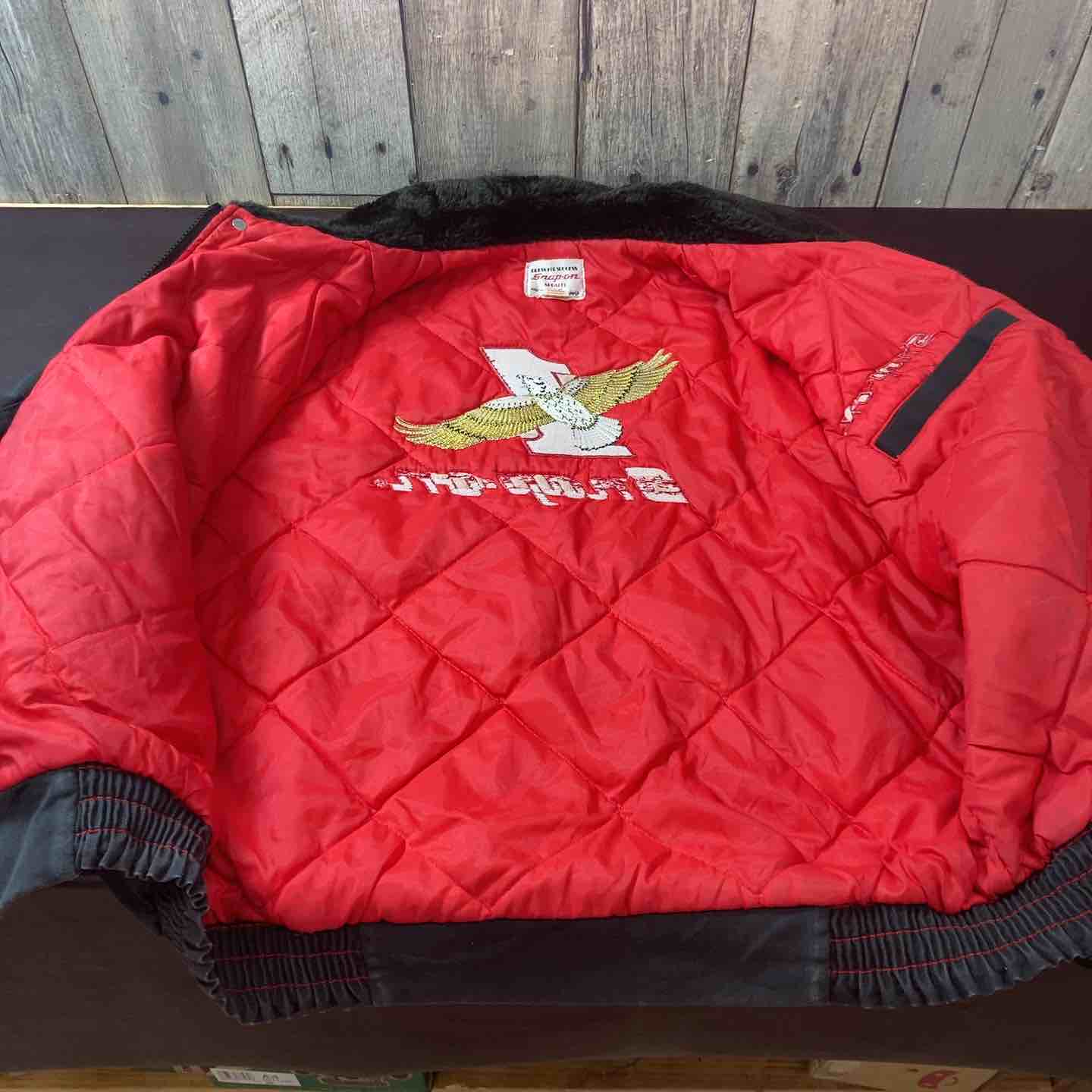 中古品】 スナップオン(Snap-on) ワークジャケット LorLL 帽子 襟ボア