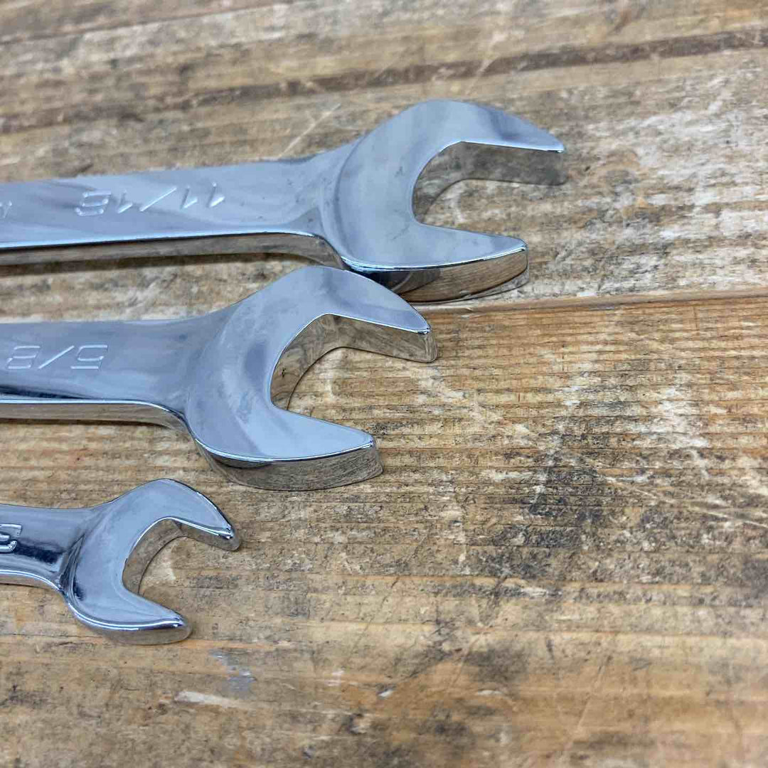 【中古品】 京都機械工具(KTC) ネプロス コンビネーションレンチ インチサイズ NMS2-3/8、5/8、11/16 3本セット 【東大和店】