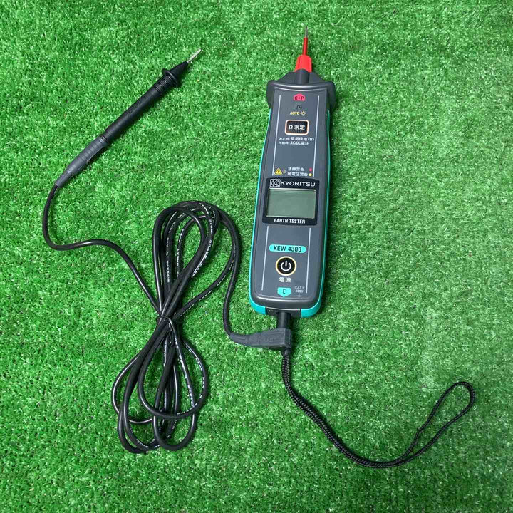 【美品】共立 デジタル簡易接地抵抗計 KEW4300BT 付属品一部欠品 ※電源のみ確認済み【岩槻店】