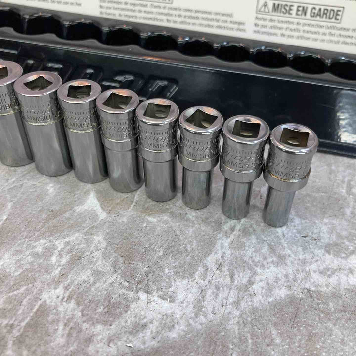 【中古品】snap-on/スナップオン　セミディープソケット　12ピースセット　1/4　112YTMMSY【八潮店】