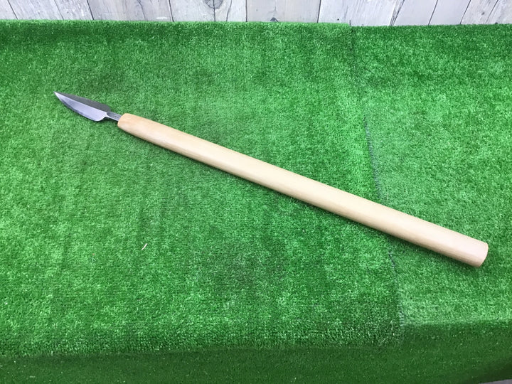 槍鉋　在銘 　突き鑿　特殊和工具　柄付  宮大工【富山店】♪Y5
