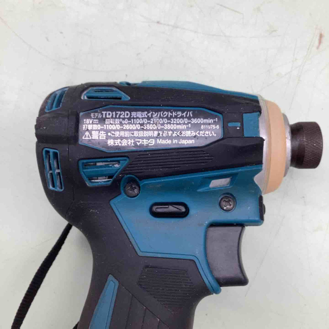 ★マキタ(makita) コードレスインパクトドライバー TD172DZ　動作OK 格安　【越谷店】