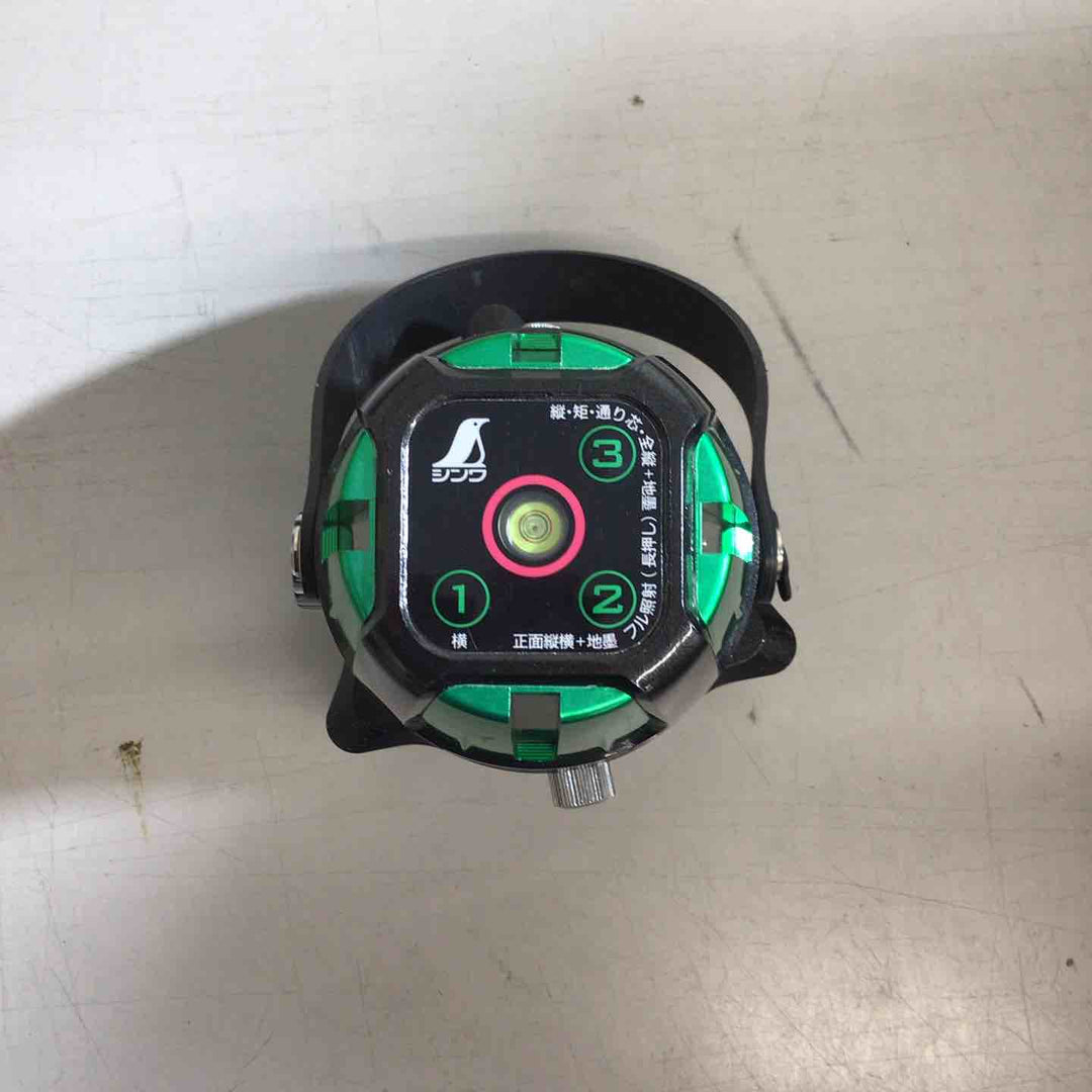 ◇シンワ測定 グリーンレーザー墨出し器 Neo51 BRIGHT No.78276  縦 横 大矩 通り芯×2 地墨 レーザーロボ ネオ ブライト【戸田店】
