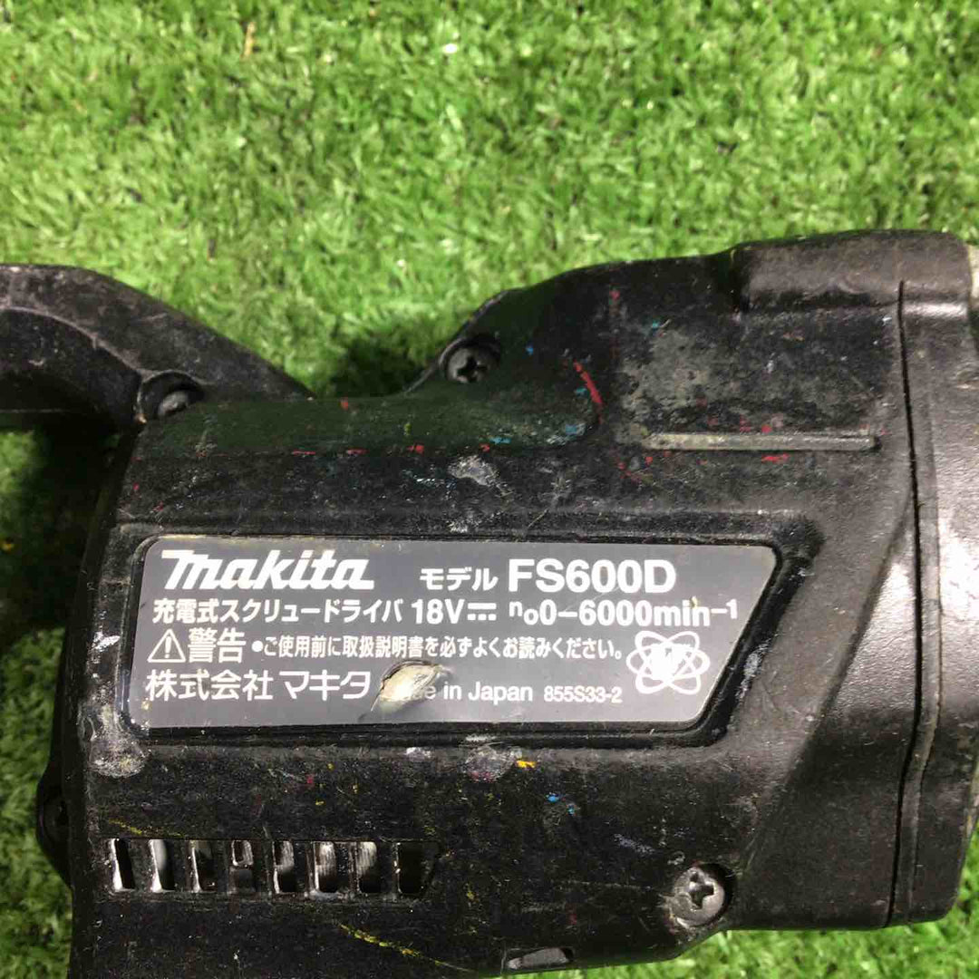 ☆マキタ(makita) コードレススクリュードライバー FS600DZB 18V 動作確認済み【川口店】