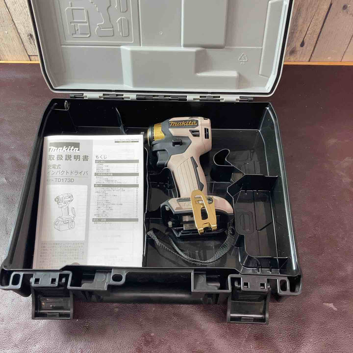 【中古美品】マキタ(makita) コードレスインパクトドライバー TD173DZPG LTX20周年限定カラー プレミアムグレージュ 本体のみ【東大和店】