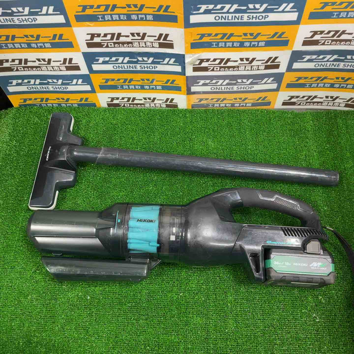 ◇HiKOKI(ハイコーキ) 36V 2段サイクロン式 コードレス クリーナー R36DB(SC)(NNAB)　本体のみ限定色カーボングレー＆アクアブルー【草加店】