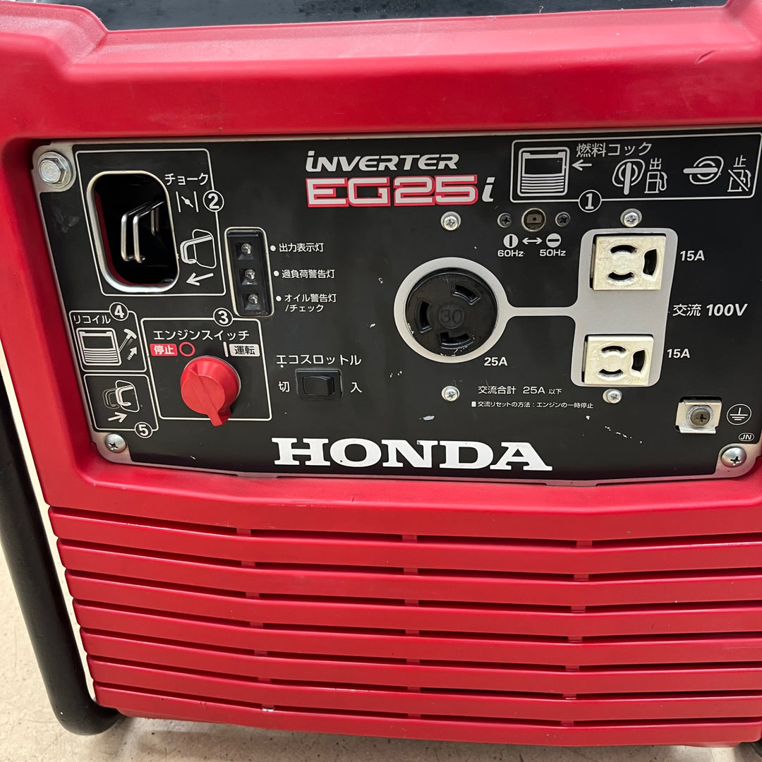 【中古品/店頭受取り限定】★ホンダ(HONDA) インバーター発電機 EG25i【東大和店】