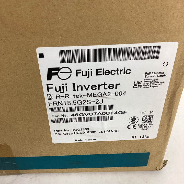 ▼富士電機 産業用機器向けインバータ FRN18.5G2S-2J 三相200V 18.5kW 工場用【狭山】