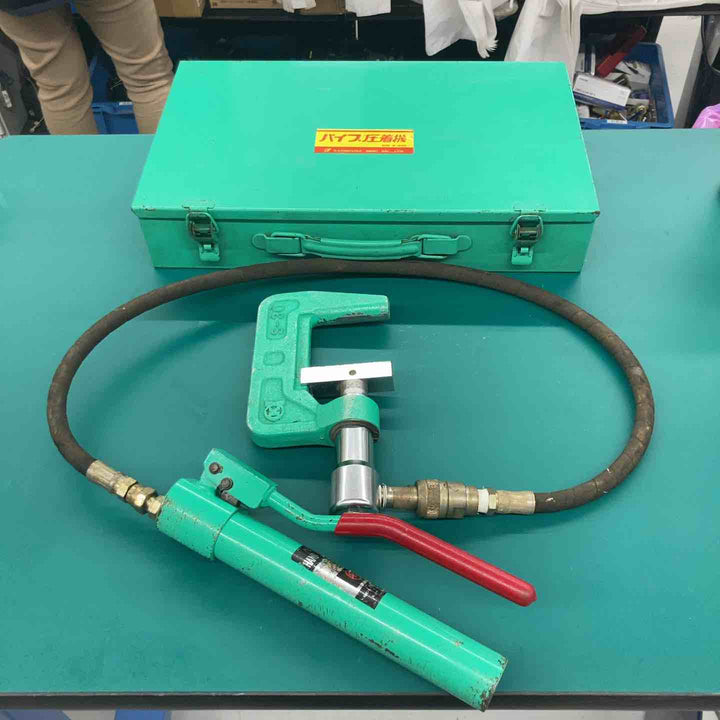 KAMEKURA 手動油圧式パイプ圧着機 PX-2【戸田店】