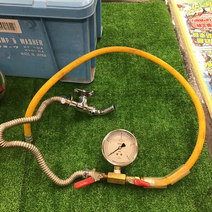 【ジャンク品】〇キョーワ(KYOWA) 水圧テストポンプ KY-20A　圧力上がりません　【桶川店】