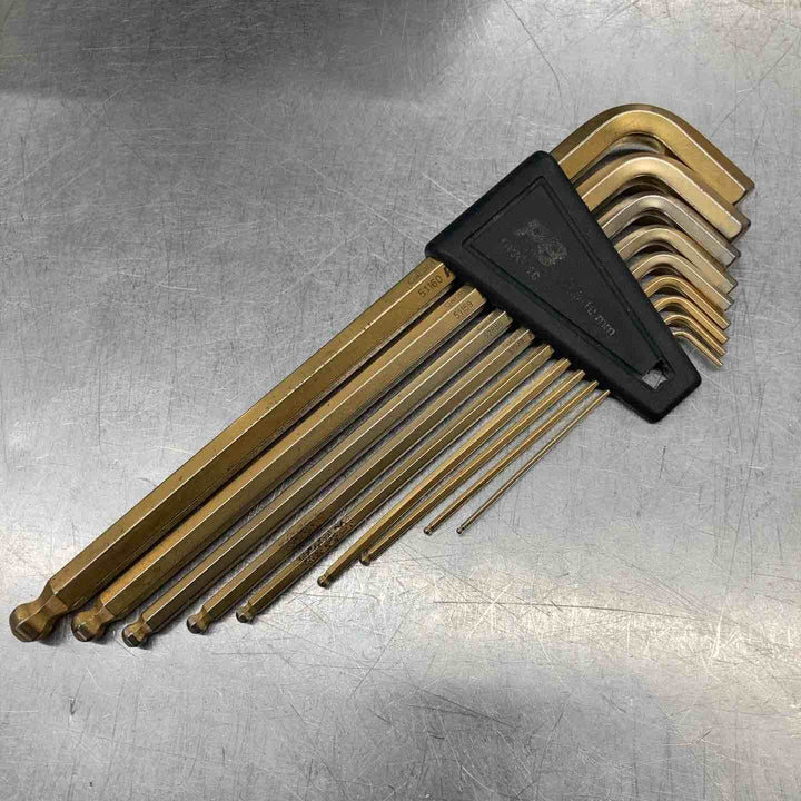 PB SWISS TOOLS　PB 六角レンチ ゴールド 9本　1.5-10mm【八潮店】