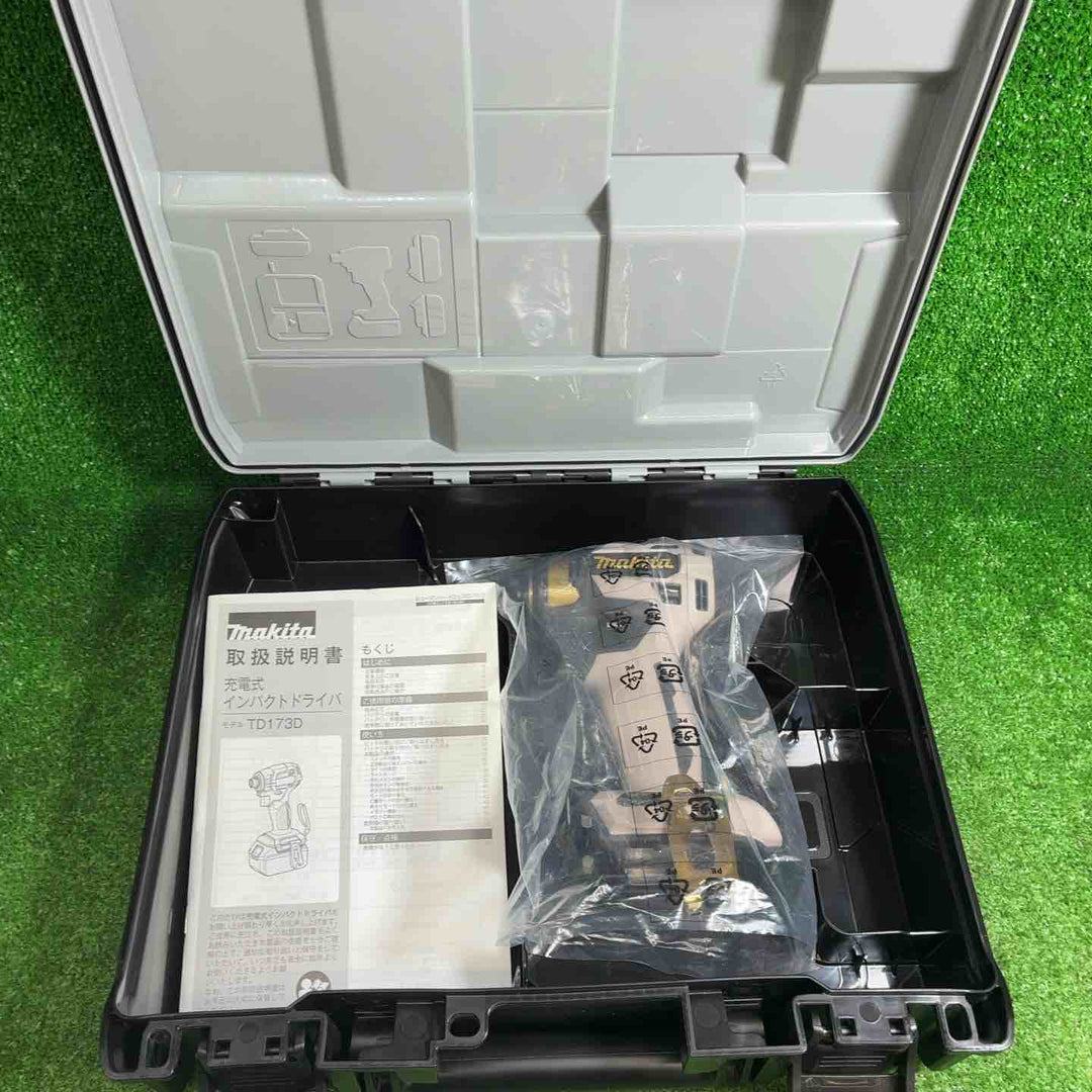 【未使用品】 マキタ (makita) コードレスインパクトドライバー TD173DGXPG LTX20周年記念限定カラー プレミアムグレージュ 本体+ケース 【藤沢店】