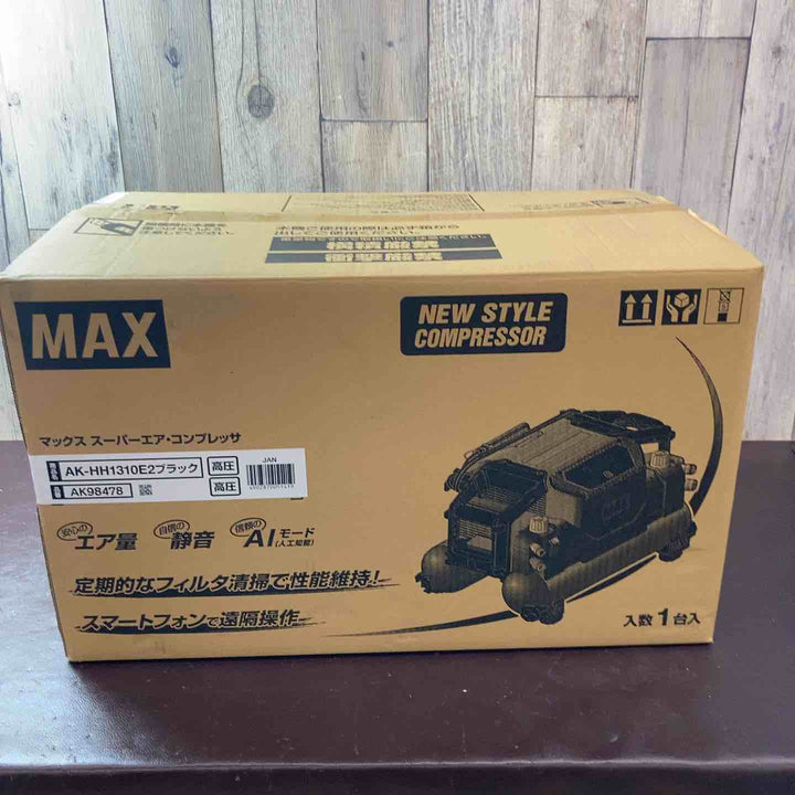 【未使用(店頭展示品)】マックス(MAX) 高圧専用エアコンプレッサー AK-HH1310E2_ブラック【東大和店】