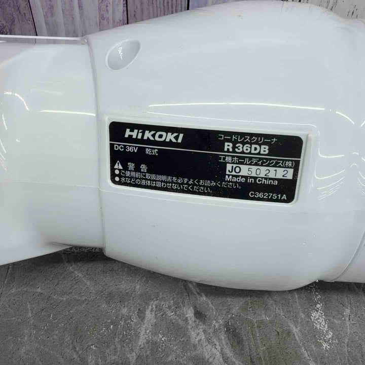★ハイコーキ(HIKOKI ※旧:日立工機) コードレスクリーナー R36DB(NN)【八潮店】