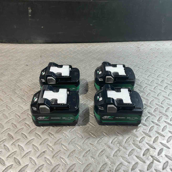 ハイコーキ(HIKOKI ※旧:日立工機) リチウムイオンバッテリー 36V/2.5Ah BSL36A18X　4台セット ②【草加店】