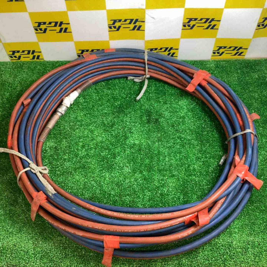 メーカー不明 酸素・アセチレン用ツインホース 2セット【越谷店】